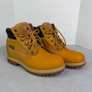 Brahma Work Boots Men's 11 Wheat Nubuck Leather Waterproof Lace MNBR0440145 LNC